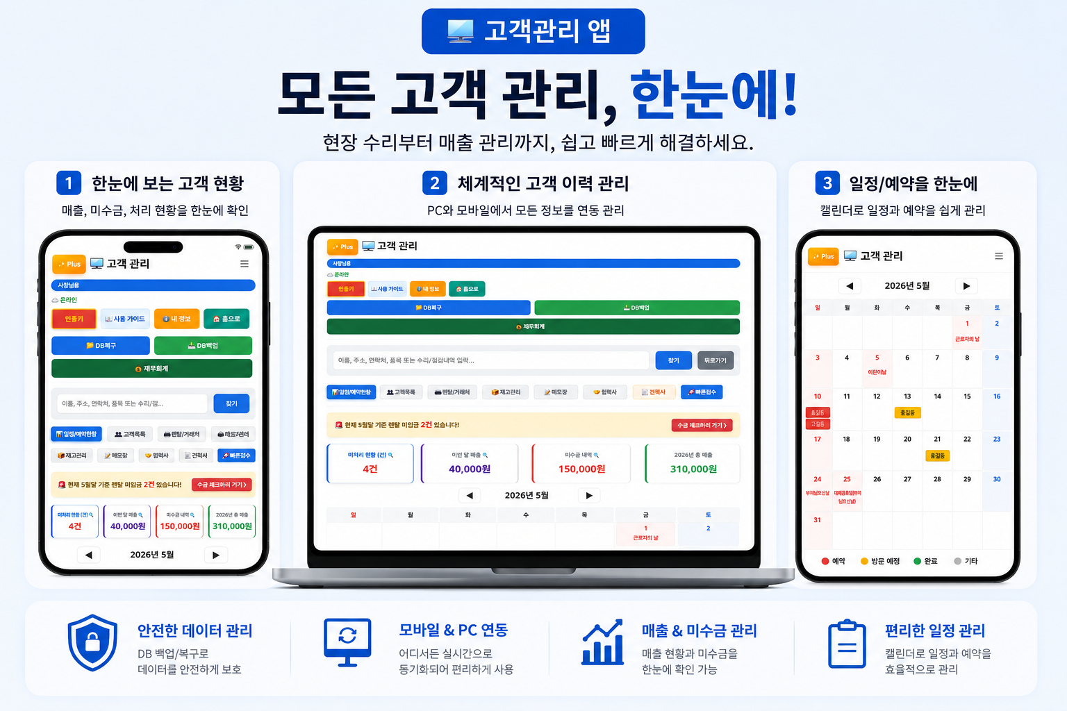 고객관리마스터 대표 이미지